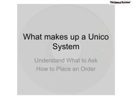 Unico for Inside Salepeople