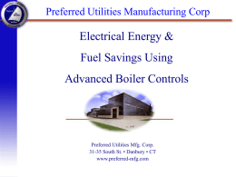 Boiler Efficiency and Combustion Control