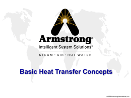 BASIC HEAT TRANSFER - Armstrong International