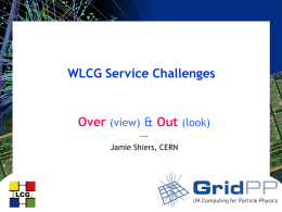 WLCG Service Challenges