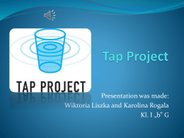 Tap Project - dabrowa.pl