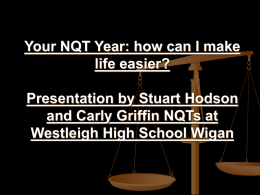 Your NQT Year: how can I make life easier?