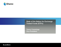 State of the nation for exchange traded funds (ETFs)