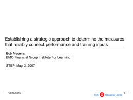 Performance Impact of Learning