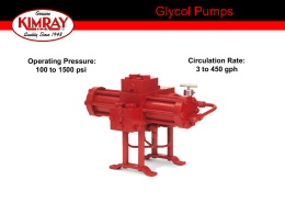 Glycol Pumps - Kimray, Inc