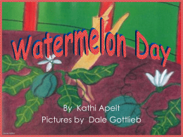 Watermelon Day Vocabulary - Primary Grades Class Page