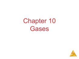 Chapter 10: Gases - West Lafayette Community School