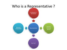 Who is a Representative