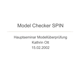 Model Checker SPIN