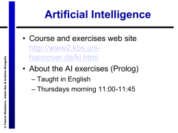 Learn Prolog Now, lecture 1 - LUH