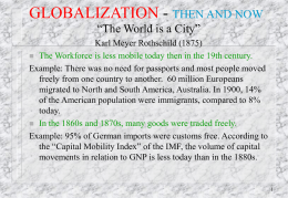 GLOBALIZATION - Bar