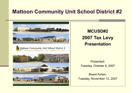 Mattoon Community Unit School District #2