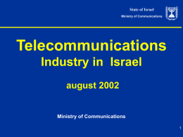 Israel's Telecom January 2001