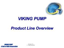 Viking Pump Product Overview