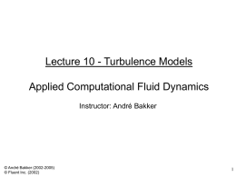 Turbulence models - The Colorful Fluid Mixing Gallery