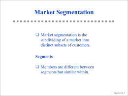 Perceptual mapping - Texas Tech University