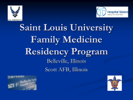 Saint Louis University Family Medicine Residency Program