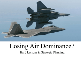 Losing Air Dominance? - Air Force Association