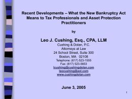 DRAFTING FLP’s & LLC’s TO WITHSTAND IRS EXAMINATION …