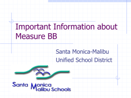 Important Information about Measure BB