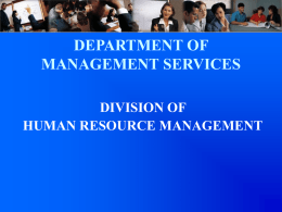 OPTIONS FOR OUTSOURCING HUMAN RESOURCE FUNCTIONS