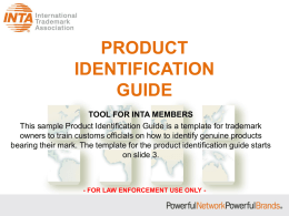 INTA PowerPoint template