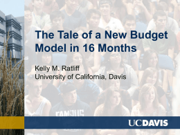 The Tale of a New Budget Model in 16 Months