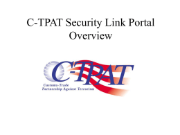 C-TPAT Status Verification