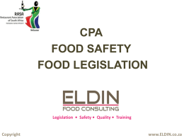 CPA - Eldin Food Consulting