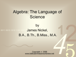 Philosophical Principles of Mathematics