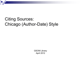 Citing Sources by Lena Manaeva, Master of Arts (Fulbright