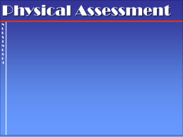 Physical Assessment - University of Kentucky