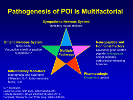 There Are Numerous Risk Factors for POI