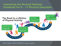 On the road to a national curriculum framework