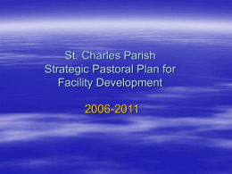 St. Charles Parish Strategic Plan for Facility Development
