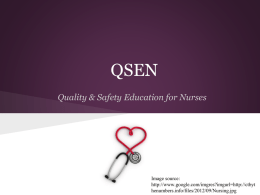 QSEN - Professional Portfolio