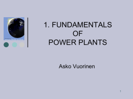 FUNDAMENTALS OF POWER SYSTEMS