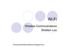 What is Wi-Fi?