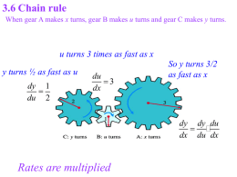 Chapter 3 Chain rule - Bucks County Community College