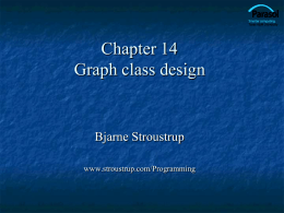 Graphics Class Design. - Bjarne Stroustrup's Homepage