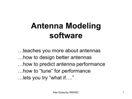 Antenna Modeling software - Orange County (California