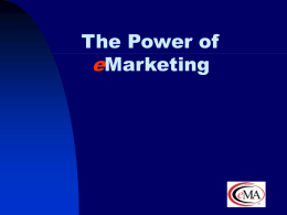 The Power of eMarketing