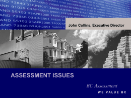 An Overview of BC Assessment
