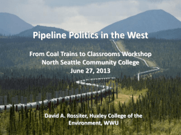 Aboriginal Title and the Politics of a Pipeline 2013 BC