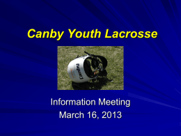 Canby Youth Lacrosse - Web-ster