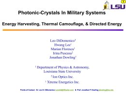 Photonic-Crystal Satellite Reflectors and Radiators
