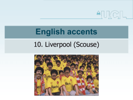 English accents - University College London