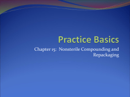 Practice Basics - American Society of Health System