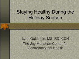 Maximizing Your Gastrointestinal Health During the Holidays