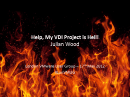 Help, My VDI Project is Hell!